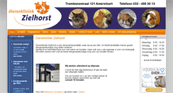 Desktop Screenshot of dierenkliniekzielhorst.nl